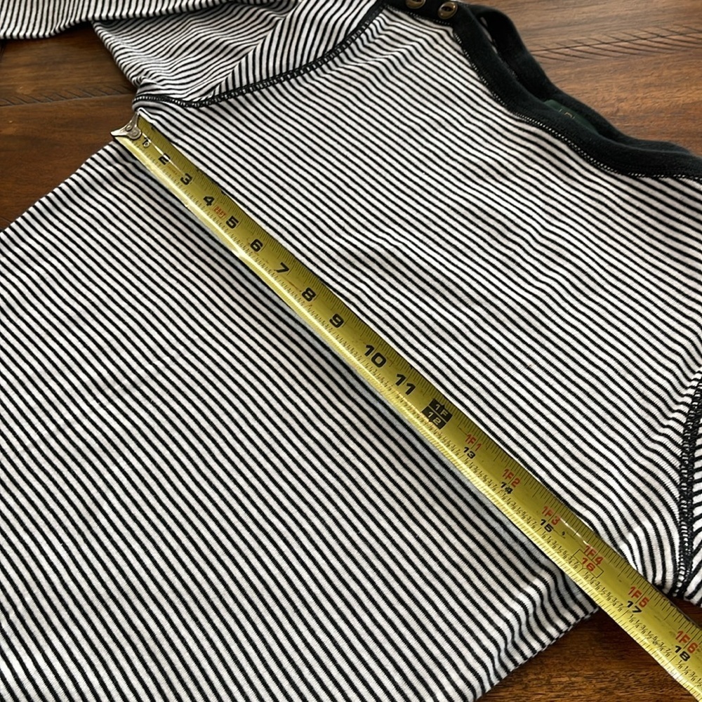 Ralph Lauren Chaps 3 shirt bundle  3/4 sleeve striped black olive blue sz M - Picture 12 of 16